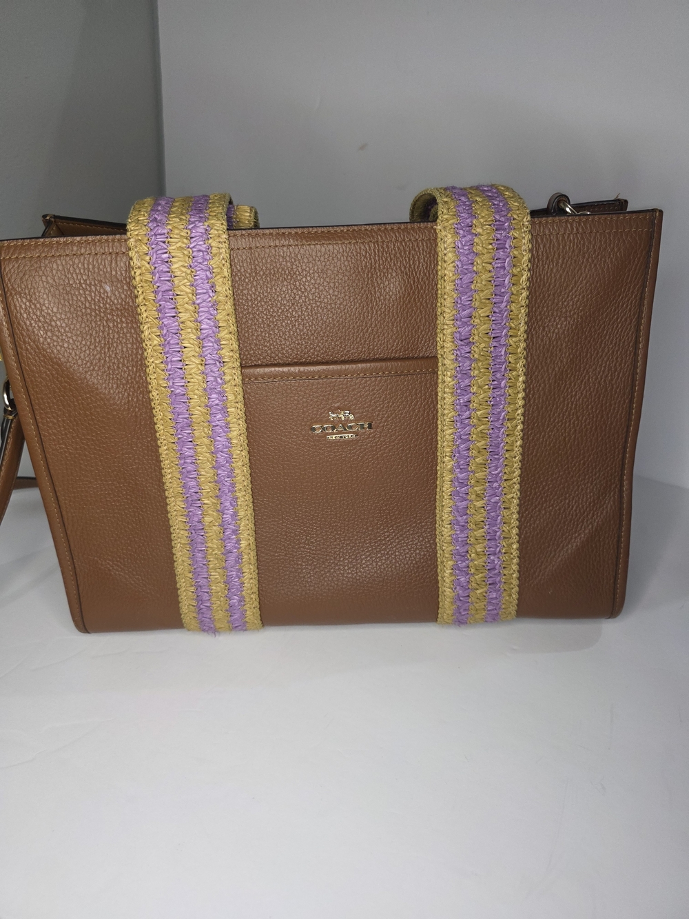 Coach Smith Tote With Pebbled Leather